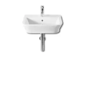 image of Roca The Gap Wall Hung Basin 500mm(D) x 420mm(D) 1 Tap Hole - 713237