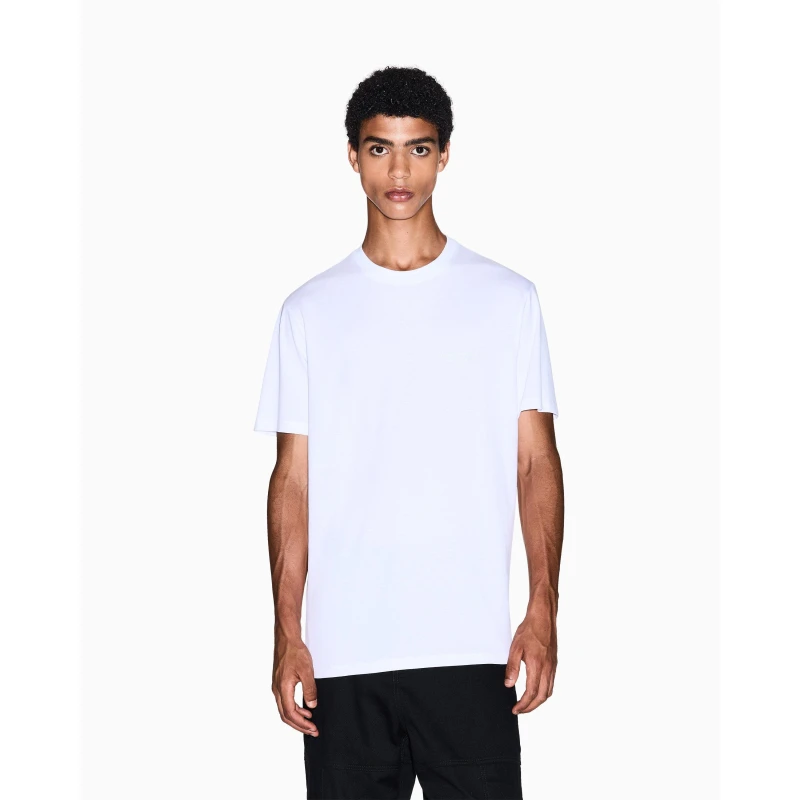 Image of Armani Exchange Mens T-Shirt White male 2XL