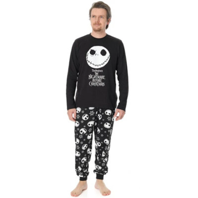 Image of Disney Men Long Sleeve Long Leg Pyjama Set Size: Small Multi S Male 5056549011507