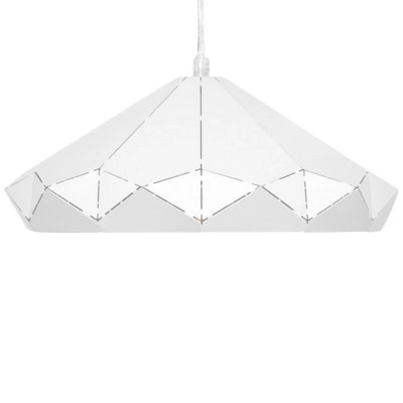 Image of Beliani Pendant Lamp Nevola Metal White