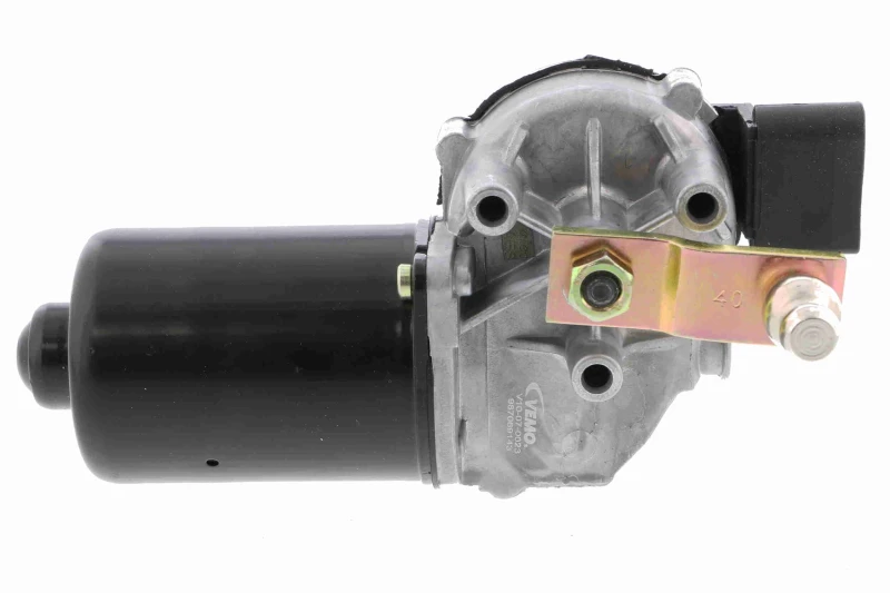 Image of VEMO V10-07-0023 Wiper Motor Q+, original equipment manufacturer quality, Front, for left-hand drive vehicles Wiper Motor (295)