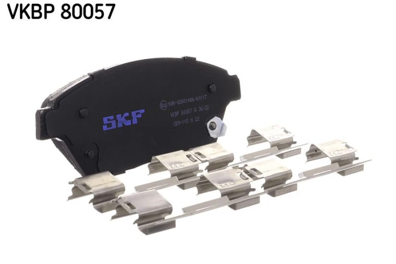 Image of SKF Brake pad set SKF VKBP 80057 A