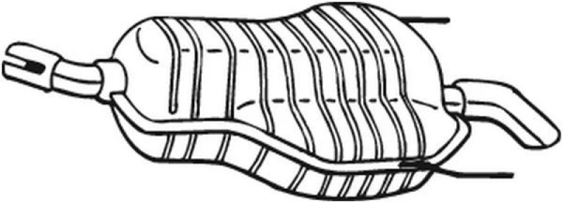 Image of Rear silencer BOSAL 185-489