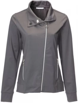 image of Swing Out Sister Dionne Full Zip Cardigan Grey