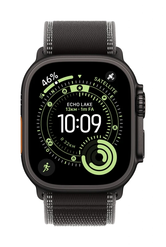 Image of Apple Apple MG9T4ZM/A Smart Wearable Accessories Band Black Titanium, Polyester, Spandex, Nylon MG9T4ZM/A
