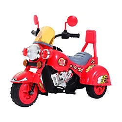 image of HOMCOM Electric Ride On Toy Car 370-006RD Red