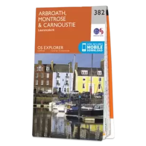 Image of Map of Arbroath, Montrose & Carnoustie