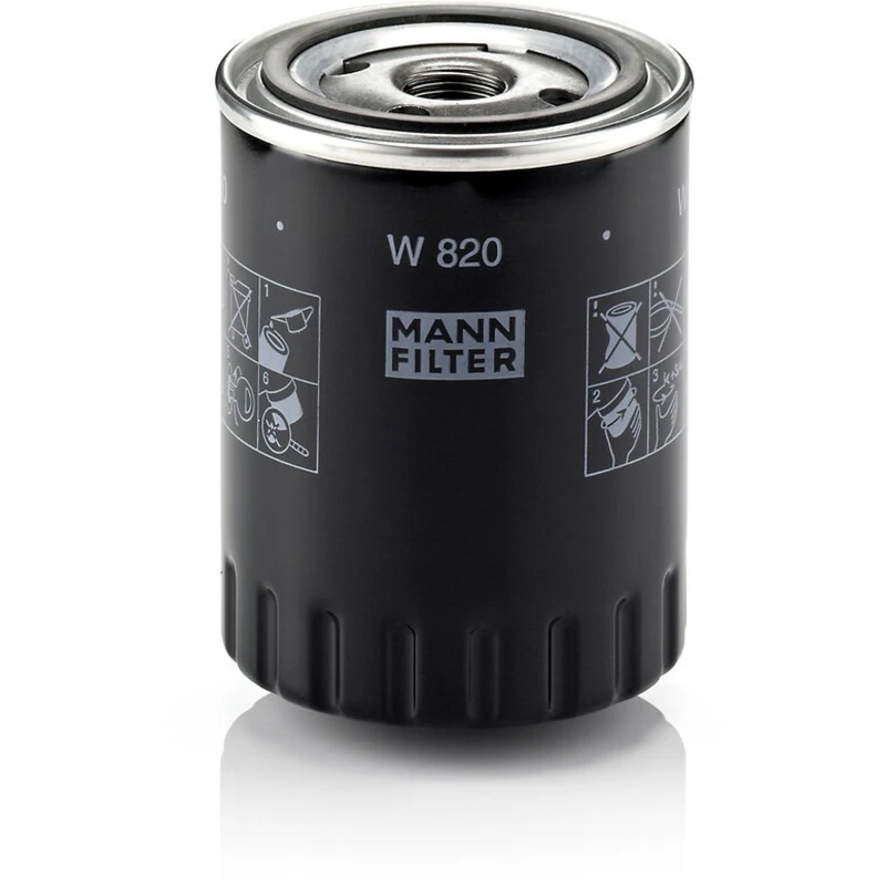Image of MANN-FILTER W 820 Oil filter Spin-on Filter, with one anti-return valve Oil Filter (7)