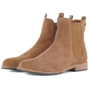 Image of Barbour Womens Badminton Boot Cognac Suede 4