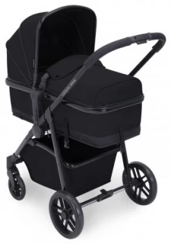 image of Ickle Bubba Moon 2-in-1 Pushchair & Carrycot - Black