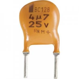 image of Vishay 2222 128 36478 Electrolytic capacitor Radial lead 5mm 4.7 25 Vdc 20 x H 10 mm x 8mm