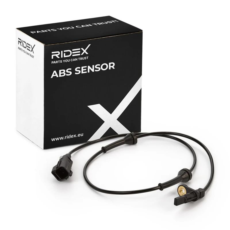 Image of RIDEX 412W1574 ABS Sensor Front Axle Right Sensor,wheel speed (412)