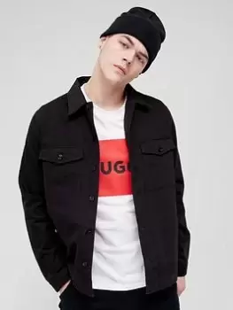Image of HUGO Enalu Overshirt - Black Size M Men