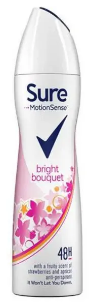Image of Sure Motion Sense Bright Bouquet Deodorant 250ml