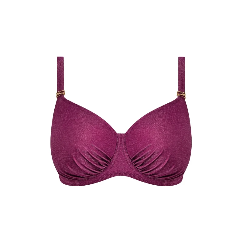 Image of Womens underwired swimsuit top Fantasie Bonnet Entier Violet Female 80I