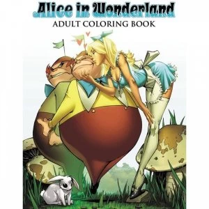Image of Alice In Wonderland Adult Colouring Book