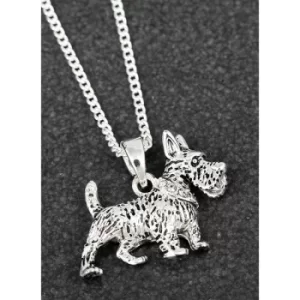 image of Westie Silver Plated Necklace