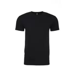 Image of Next Level Adults Unisex CVC Crew Neck T-Shirt (3XL) (Black)