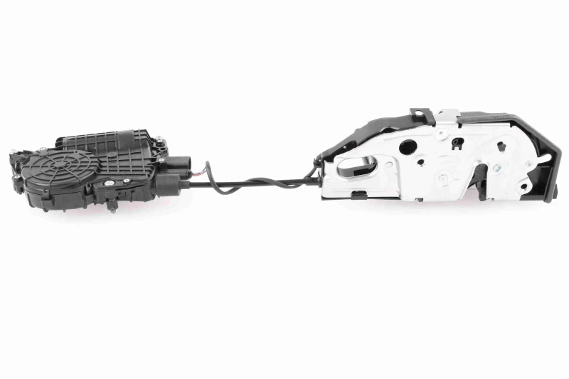 Image of VEMO V20-85-0011 Door Lock Green Mobility Parts with central locking, Left Rear Door Lock (1361)