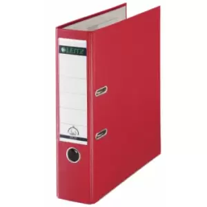 Image of Leitz Leverarch Pp Fcp 80mm Red 1110-25 - 10 Pack