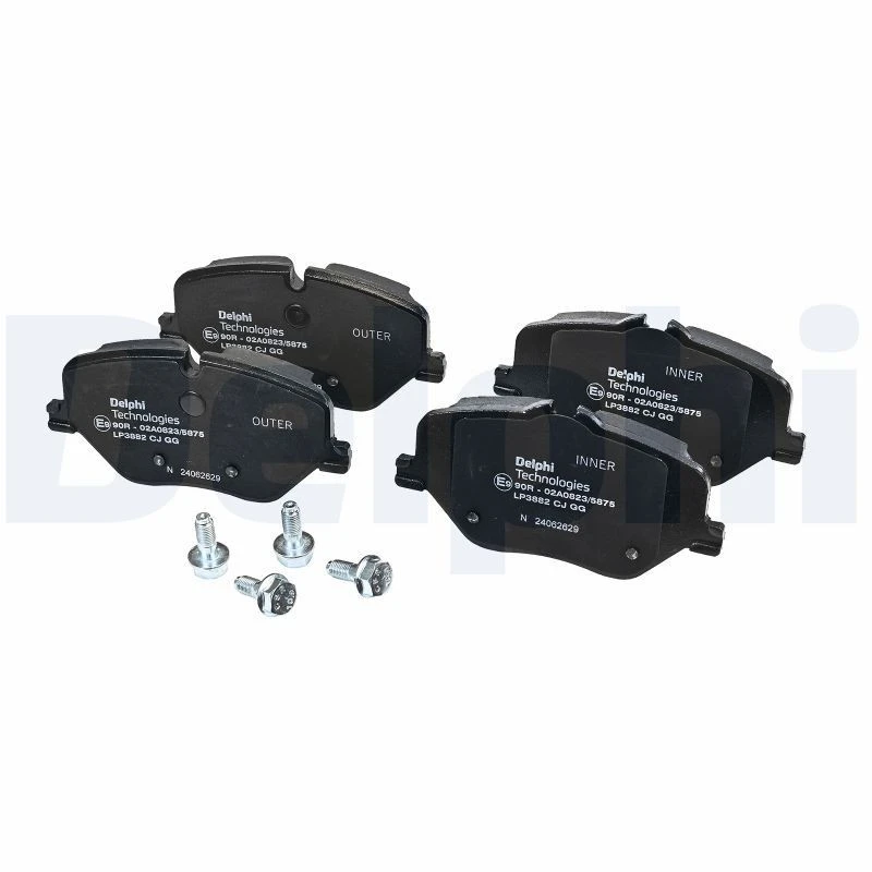 Image of DELPHI Brake pad set DELPHI LP3882