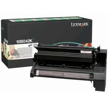 Image of Lexmark 10B042K Black Laser Toner Ink Cartridge
