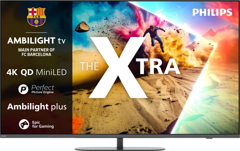 Image of Philips MLED950/12 65" 4K Ultra HD MiniLED Smart Ambilight TV [2025] - 65MLED950/12