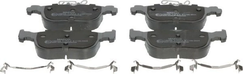 Image of Brake pad set MAPCO 106068