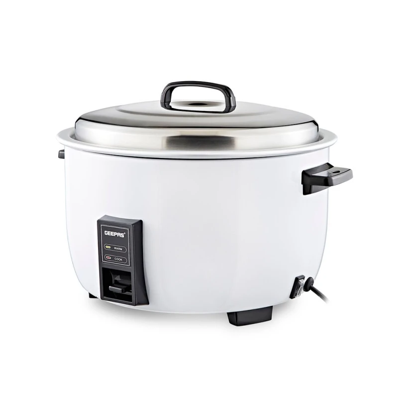 Image of Geepas 8L Commercial Rice Cooker Non-Stick Pot Automatic Keep Warm Catering 2500W White unisex