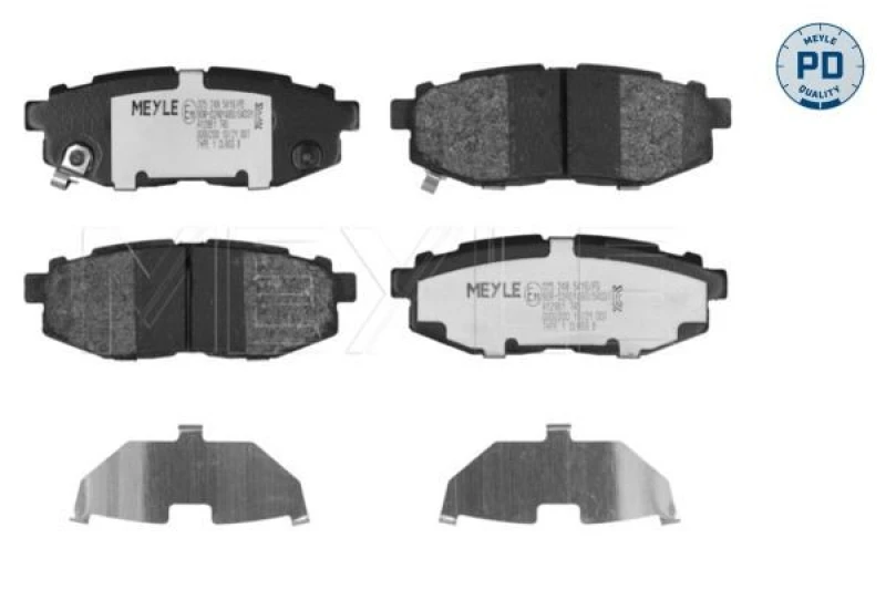 Image of Brake pad set MEYLE 025 248 5416/PD