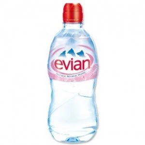 image of Evian Natural Mineral Water 75cl Bottle Pack of 12 60735