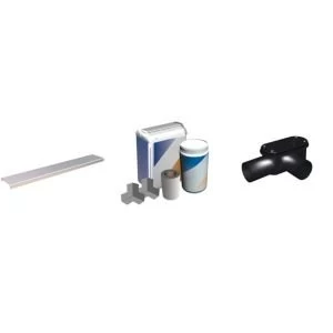 Image of Cooke Lewis Stainless wet room installation kit