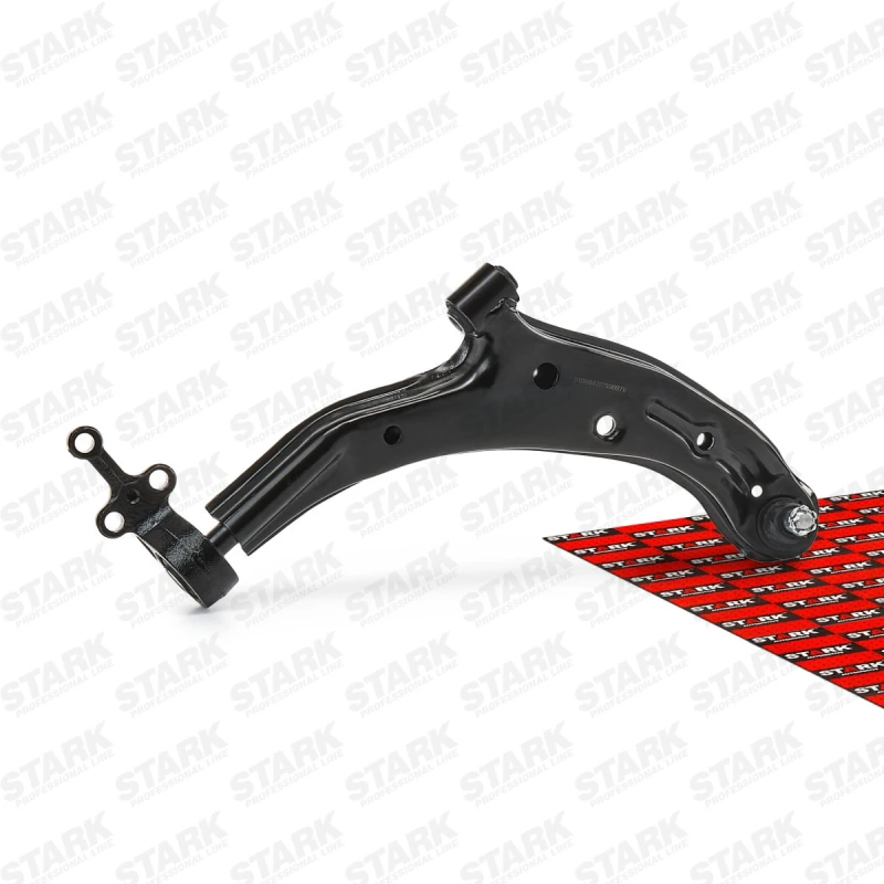 Image of STARK SKCA-0050334 Suspension arm Control Arm, Sheet Steel, Front Axle, with rubber mount Sheet Steel Track Control Arm (273)