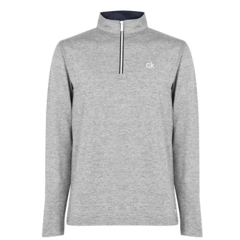 Image of Calvin Klein Golf Golf Albany Half Zip Pullover Mens - Grey