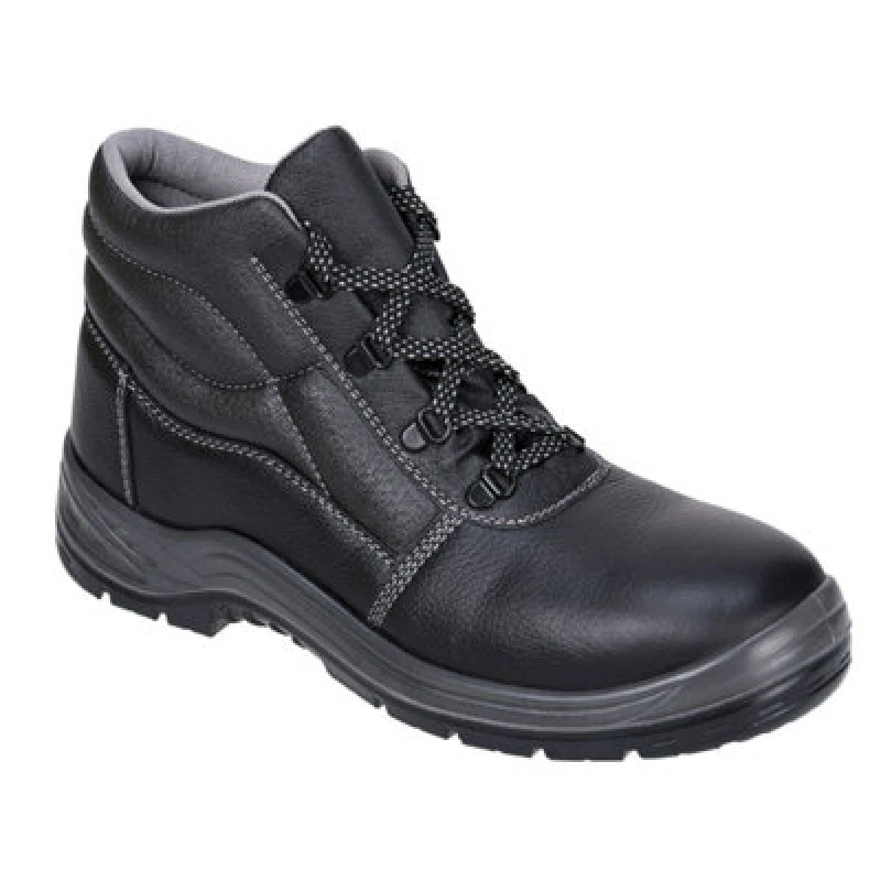 Image of Portwest S3 Kumo Steel Toe Cap Safety Boots FW23BKR48 Colour: Black