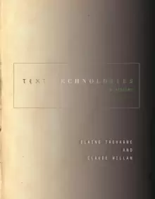 Image of Text Technologies : A History