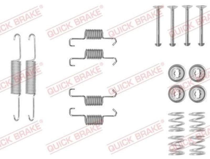 Image of QUICK BRAKE Brake shoe fitting kit QUICK BRAKE 105-0011
