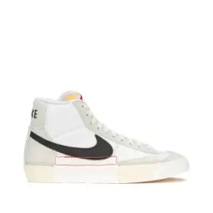 Image of Nike Blazer Mid Pro Club, White/Black-Light Bone-Summit White, size: 7+, Male, Trainers, DQ7673-100
