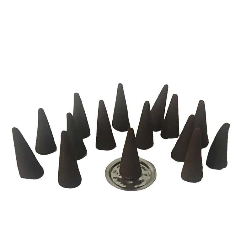 Image of Elements Patchouli Incense Cones (Box Of 12 Packs) Green