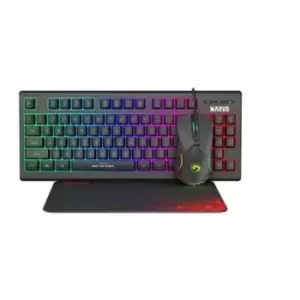 image of Marvo Scorpion CM310-UK 3-in-1 TKL Gaming Bundle Keyboard Mouse and Mouse Pad