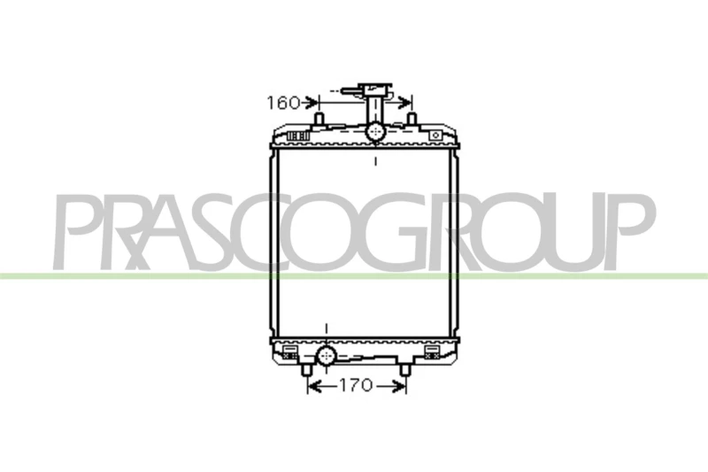 Image of PRASCO Engine radiator PRASCO CI201R003