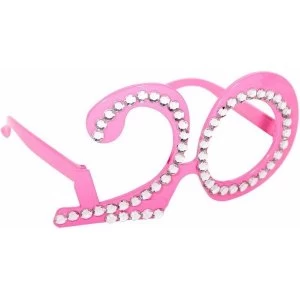 Image of 20th Birthday Glasses (Pink)