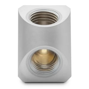 Image of EK Water Blocks EK-Quantum Torque Static Female to Female 90 Fitting - Satin Titanium