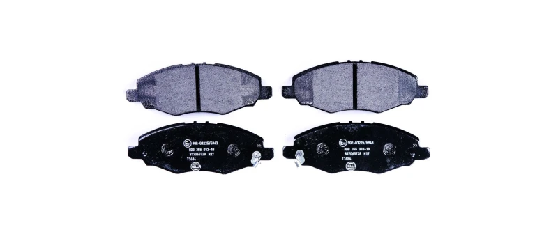 Image of HELLA Brake pad set HELLA 8DB 355 013-181