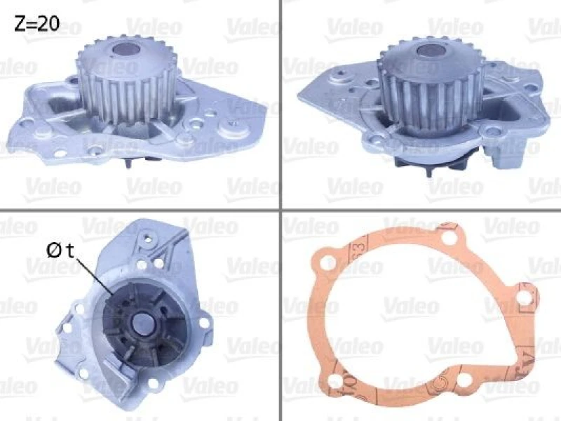 Image of Water pump VALEO 506011