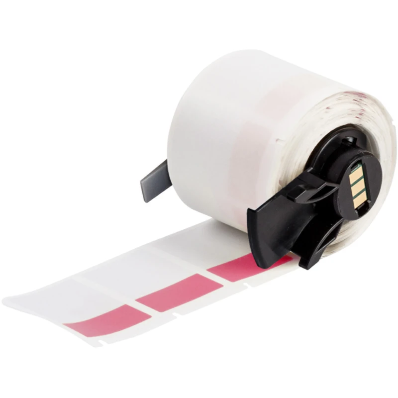 Image of Brady M6-31-427-RD printer label Red. Transparent Self-adhesive printe