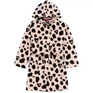 Image of Barbie Girls Dressing Gown (11-12 Years) (Black/Brown)