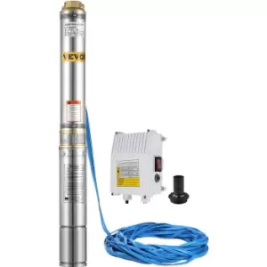 image of 3HP/2.2KW - 4" Borehole Deep Well Submersible Water Pump LONG LIVE + 20mCABLE