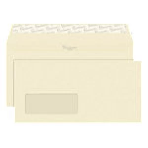 Image of Premium Business DL Wallet Envelopes 110 x 220 mm Peel and Seal Window 120g/m