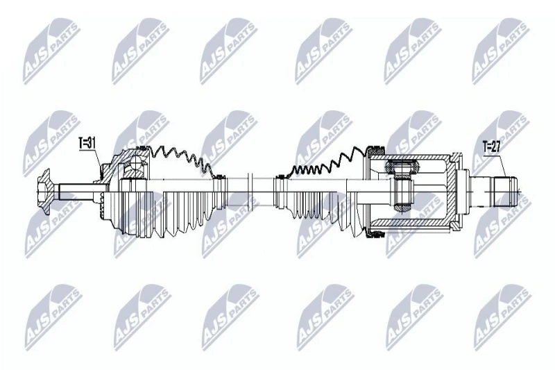 Image of NTY Drive shaft NTY NPW-BM-026